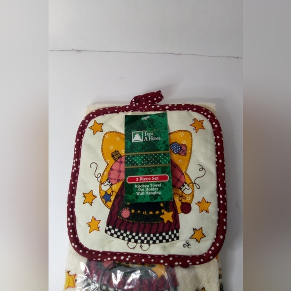 Trim A Home Kmart 3 Piece Set Kitchen Towels Never Opened - Picture 2 of 9